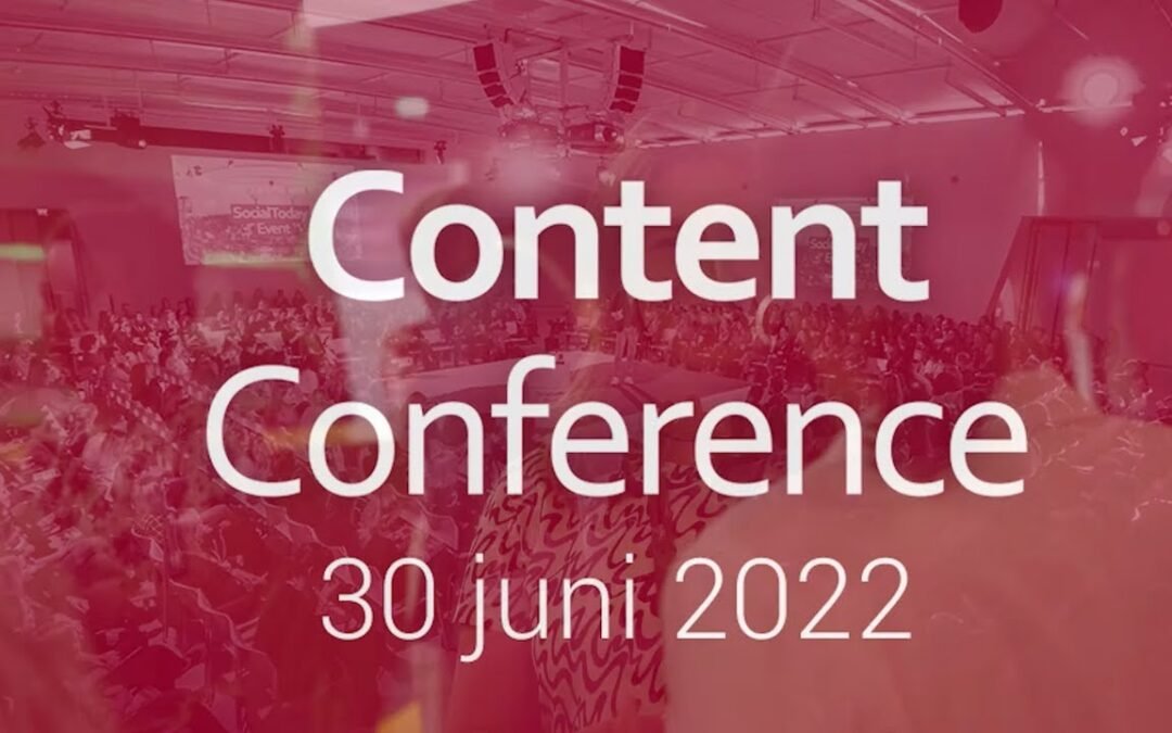 Content Conference (aftermovie) | Frankwatching Events