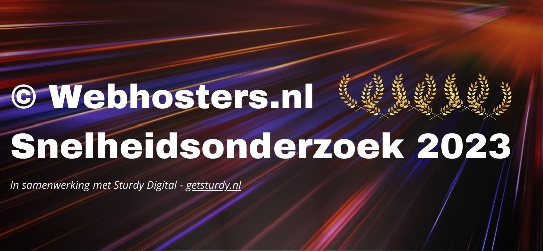 WordPress Webhosters Snelheidstest 2023 – Webhosters.nl